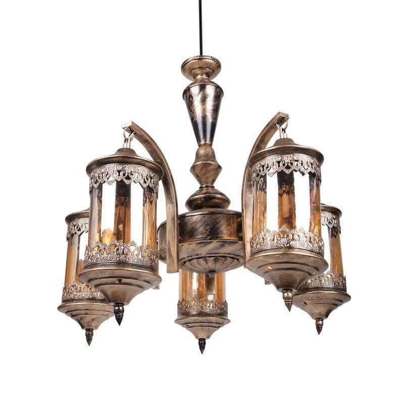 Ornate Farola Chandelier - Five Lights media 5