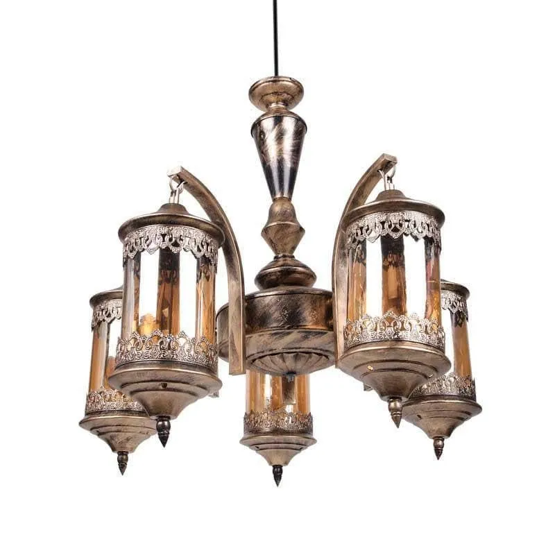 Ornate Farola Chandelier - Five Lights media 5