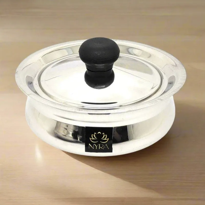 Stevora Stainless Steel Handi with Lid - 600 mL media 4