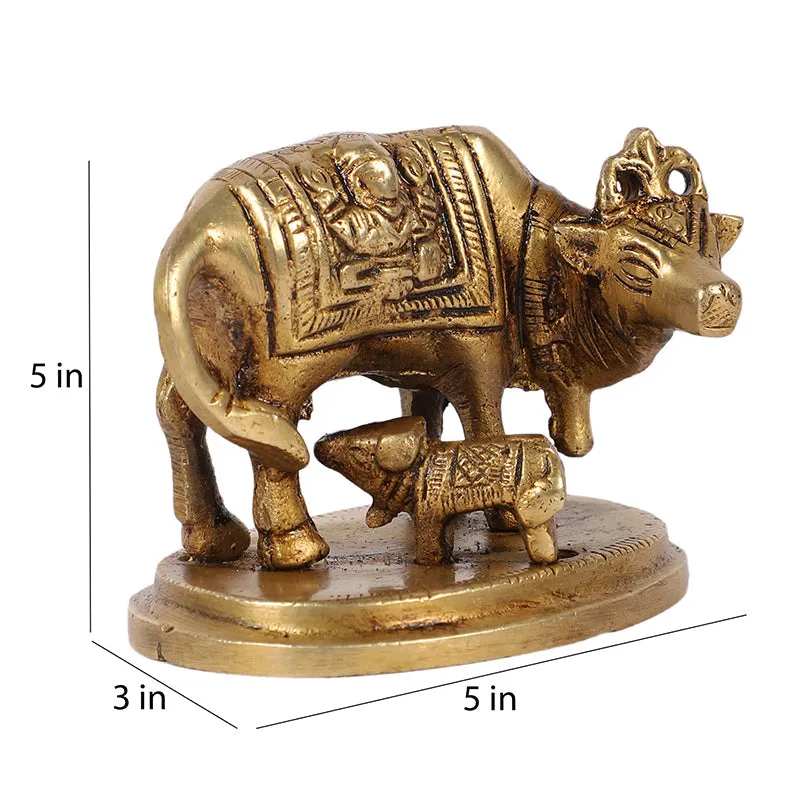 Divine Kamadhenu Brass Idol media 7