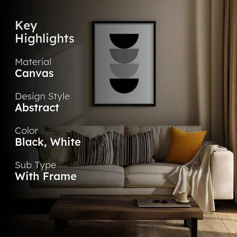 Carbon Echo Framed Canvas Wall Painting media 2