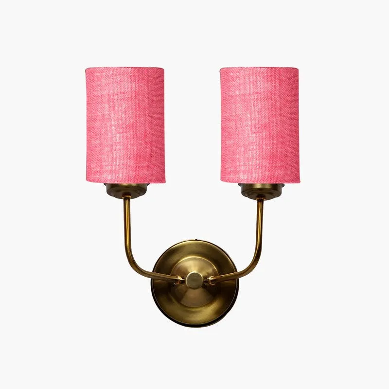 Lumoire Duo Metal Wall Lamp - Pink media 5