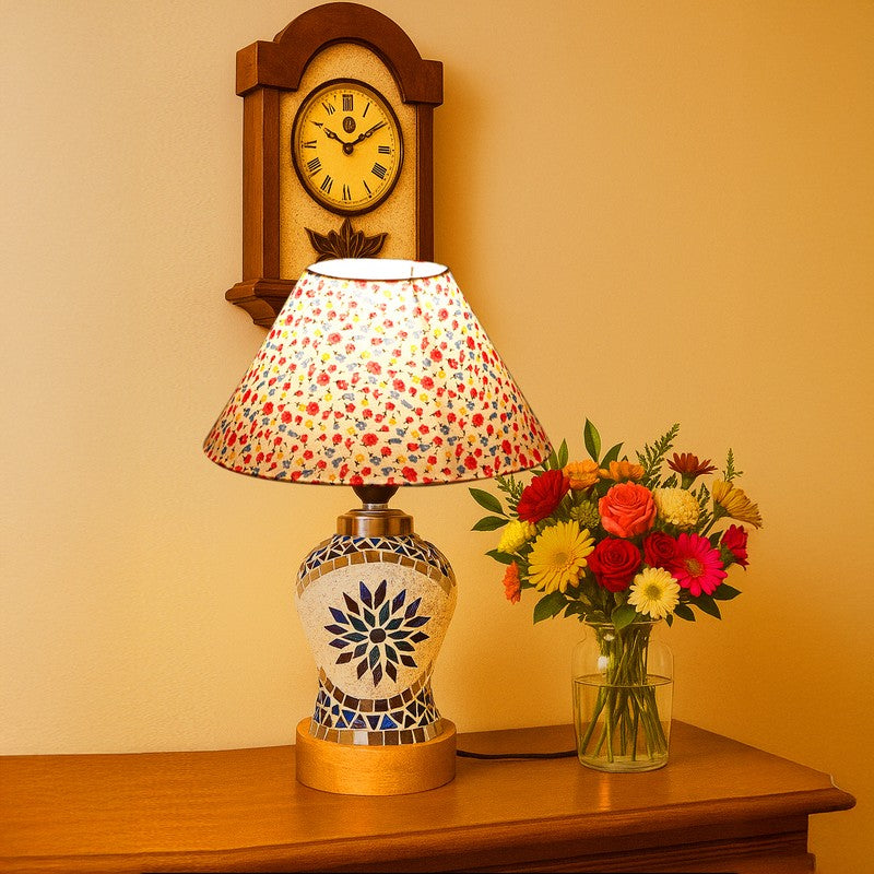 Floranira Fleura Arbor Cotton Table Lamp - Multicolor