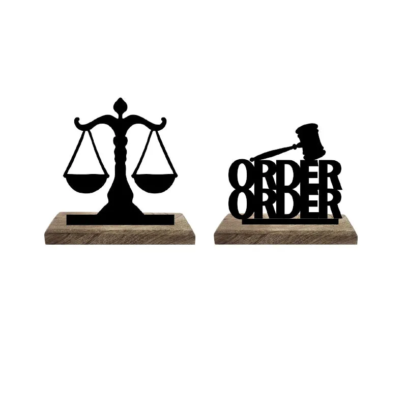 Law and Order Showpiece - Set Of Two media 7