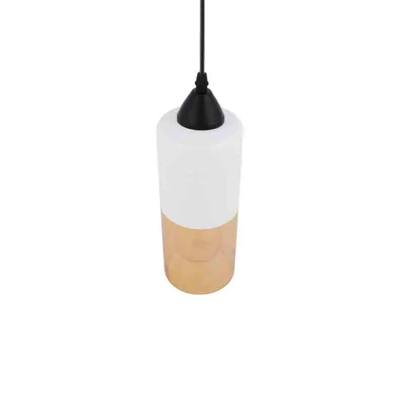 Capsule LED Glass Ceiling Lamp - White media 3