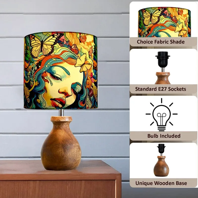 MuseAura Shine Wooden Table Lamp media 5