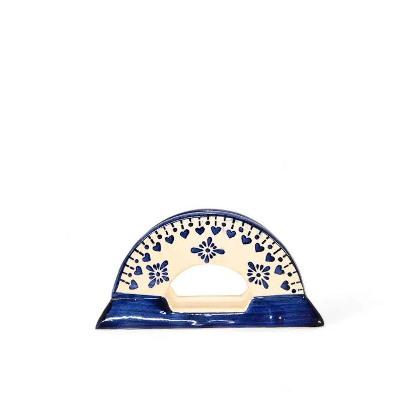 Ambar Ceramic Tissue Holder - Blue media 7