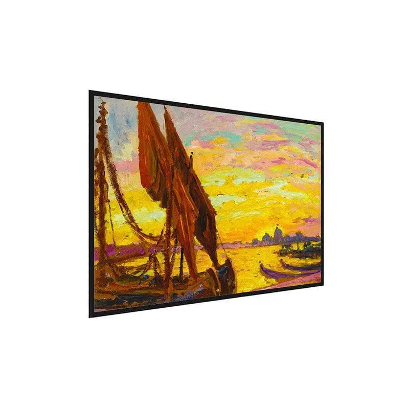 Venice Canvas Wall Painting - Black Frame media 3