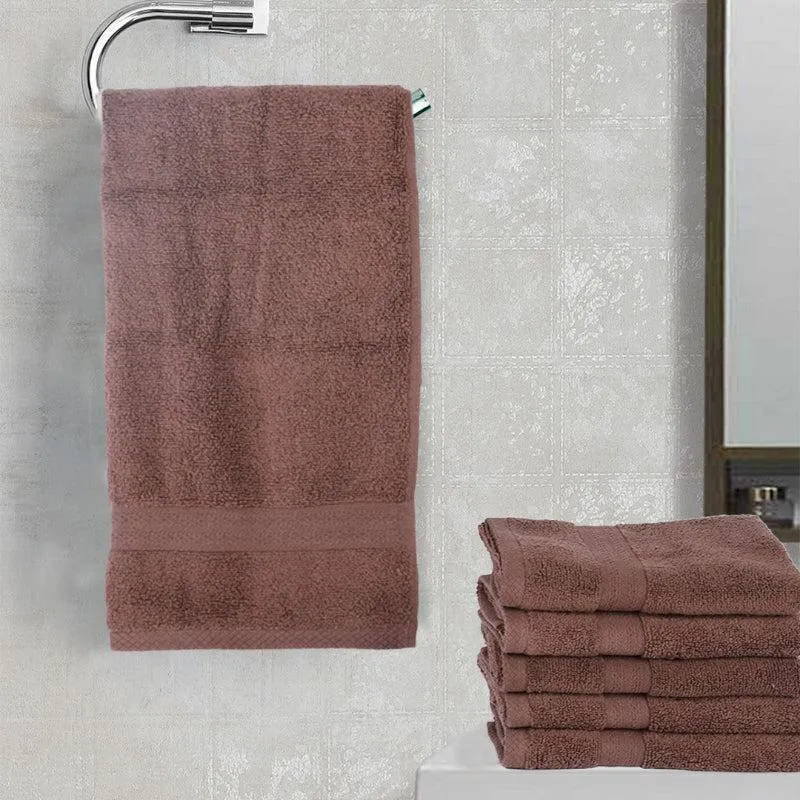 Miorah Hand Towel (Brown) - Six Piece Set media 1