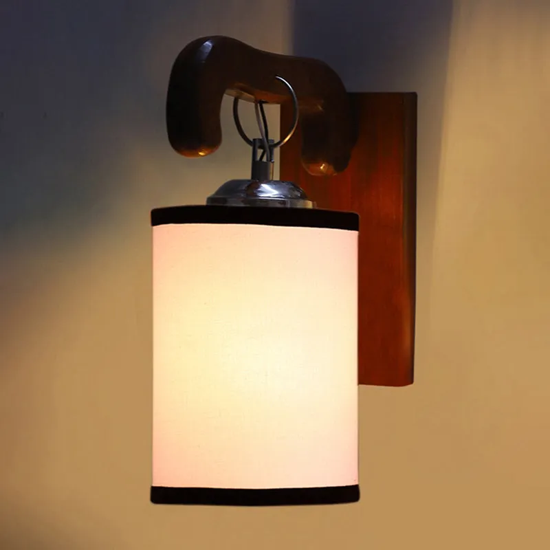 Klarion Edge Wooden Wall Lamp - White media 5