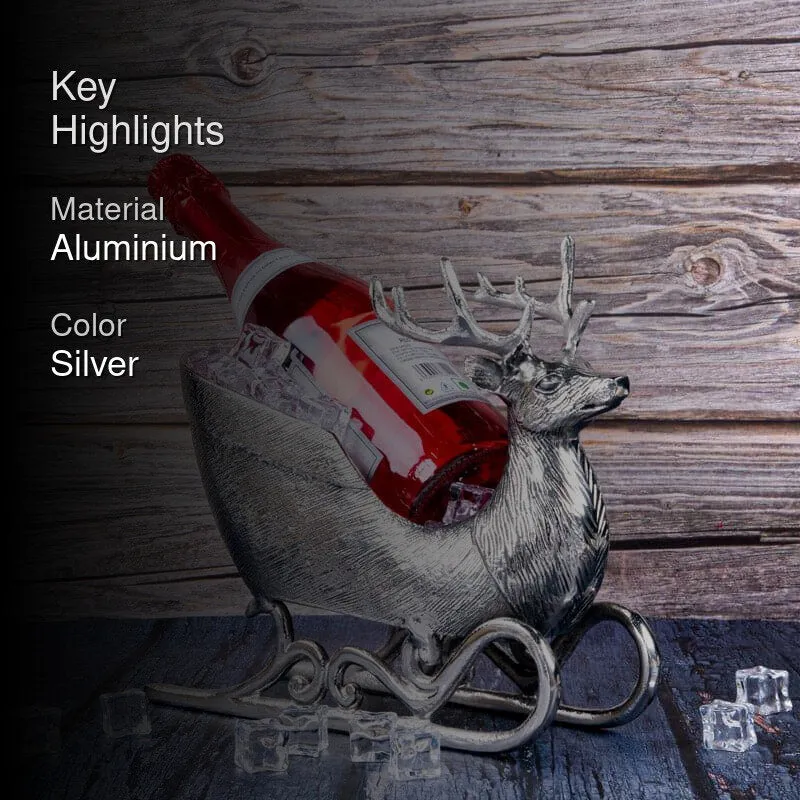 Reindeer Sleigh Bottle Holder media 2
