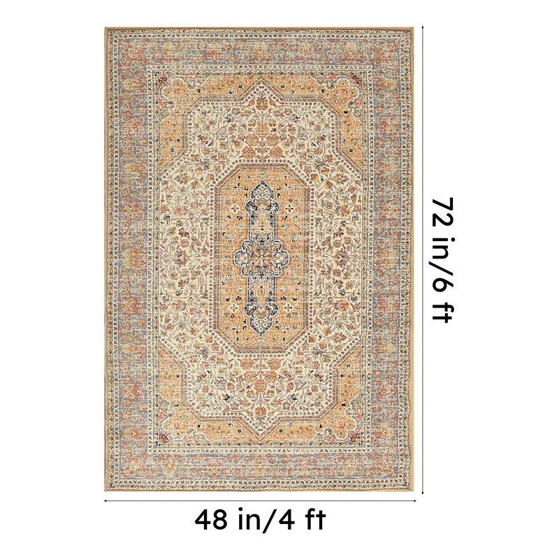 Zarene Velvet Rectangle Anti-Skid Carpet media 8