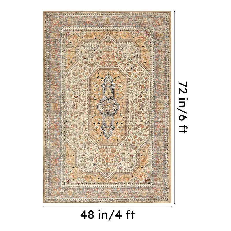Zarene Velvet Rectangle Anti-Skid Carpet media 8