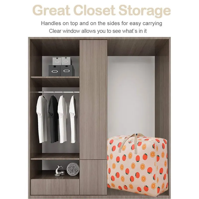 Inovia Fabric Cloth Organiser - Orange & Peach media 4