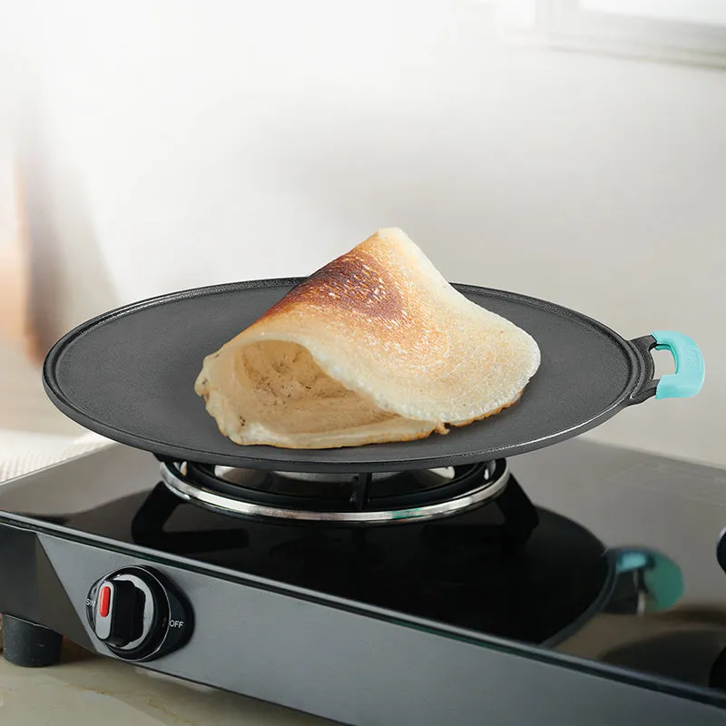 Bergner Arden Induction Safe Cast Iron Dosa Tawa - 31 cm media 1