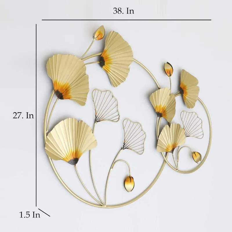 Pisa Floral Metal Wall Accent media 4