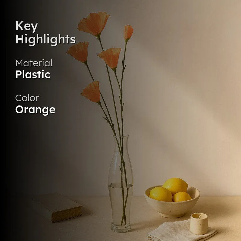 Forever Flora (Orange) Timeless Artificial Bouquet - Set Of Two media 2