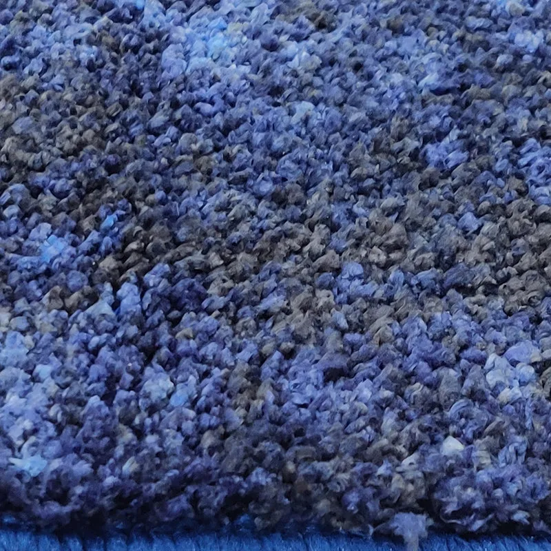 Edith Abstract Micro Fiber Runner Rug - Blue media 5