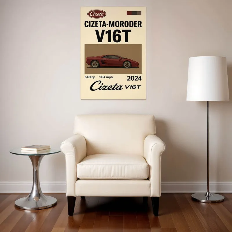 Cizeta Velocity Wall Poster media 1