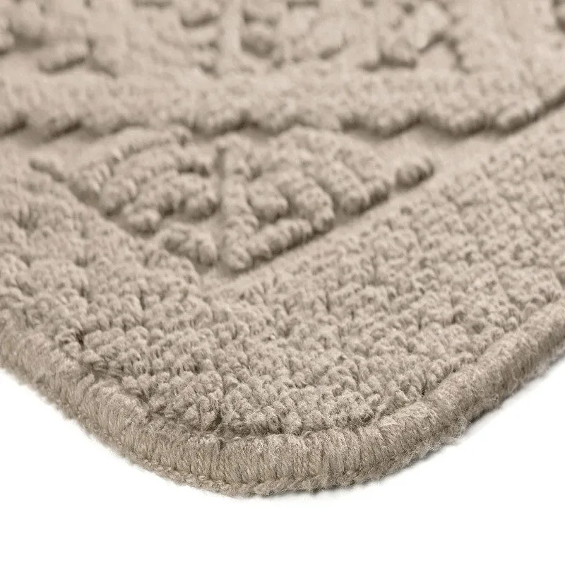 GentleStep Cotton Bath Mats (Beige) - Set of Two media 6