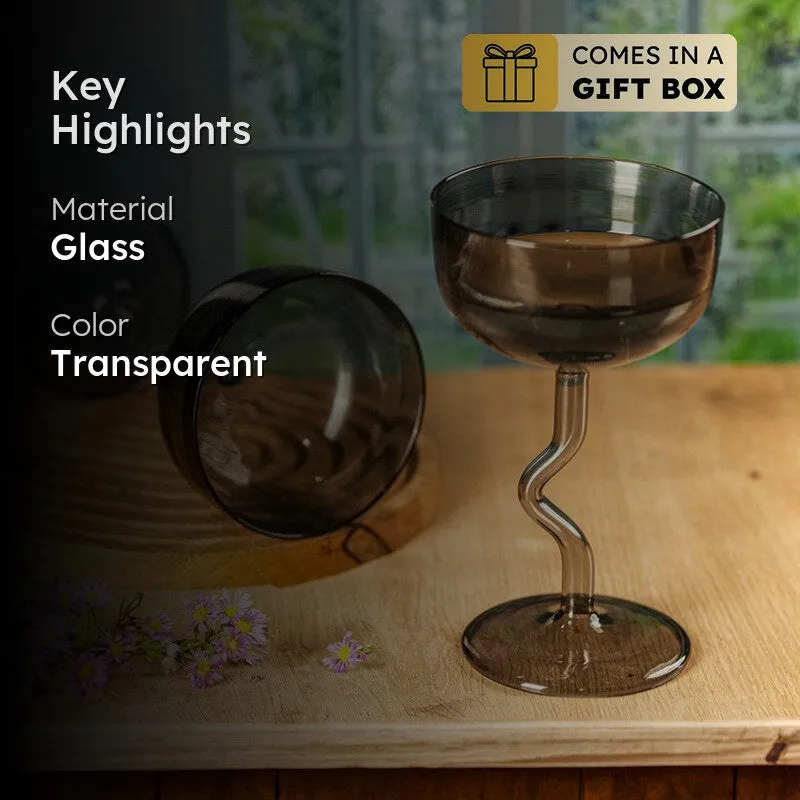 Brivon Coupe Glass(350 mL) - Set Of Two - 2