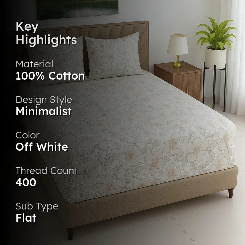 Spring Touch Cotton Bedsheets - 400 TC media 2