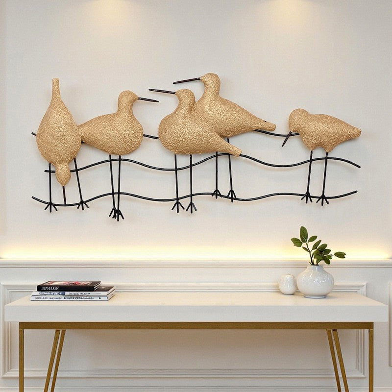Bird Banter Metal Wall Accent