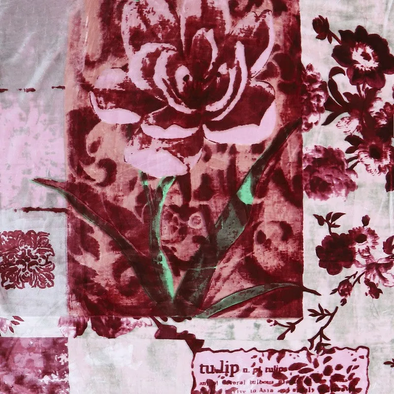 Monte Carlo Crimson Cascade Blanket - 1000 GSM media 6