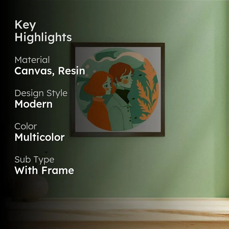 Couple Chroma Canvas Wall Art media 2