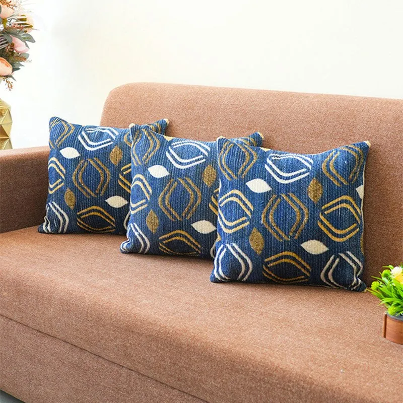 ShapeCraft Cushion Cover (Navy) - Set Of Three media 1