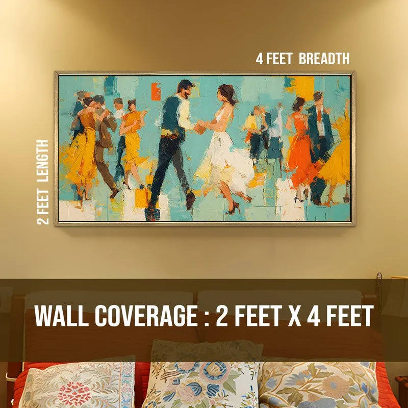 Rhythma Canvas Wall Painting With Frame media 8