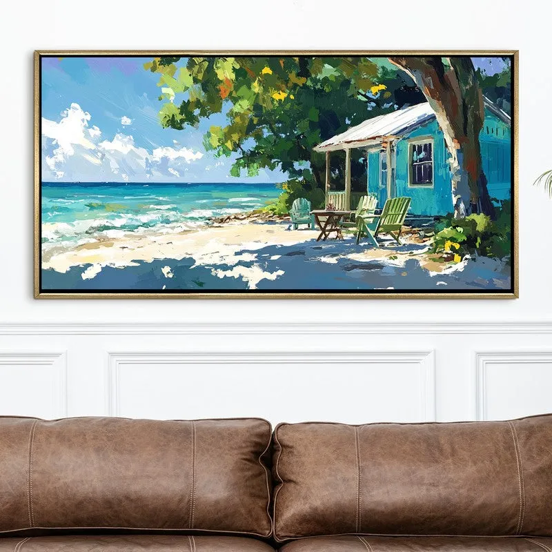 Utopia Canvas Wall Painting With Frame media 4