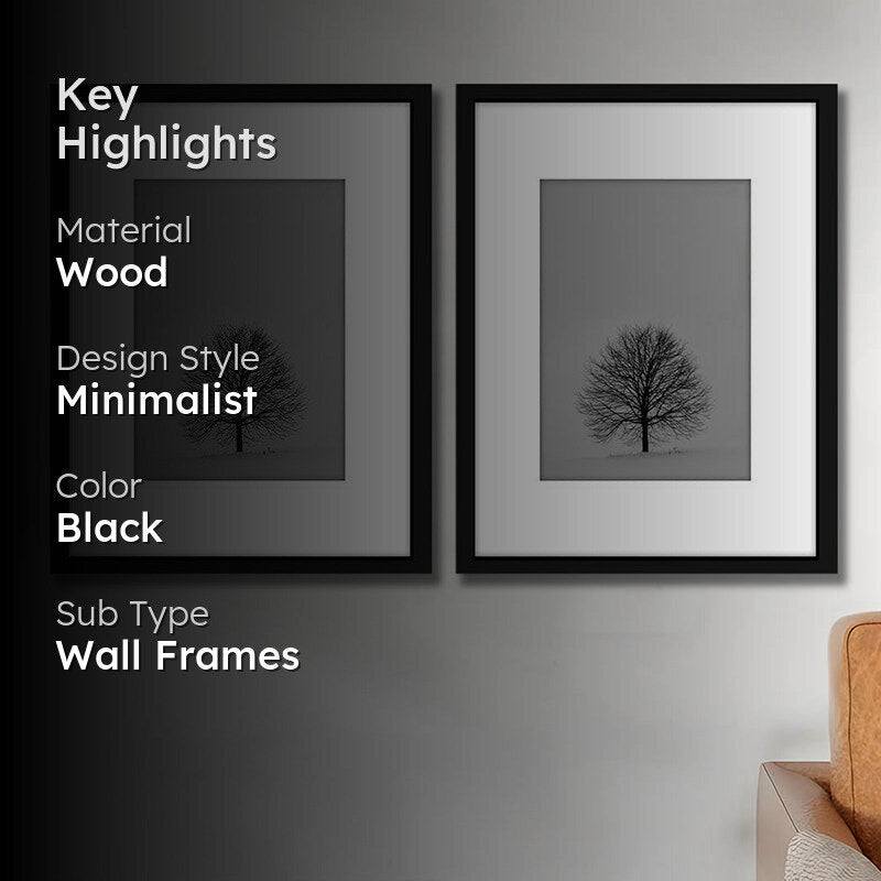 Zeelna Wooden Photo Frame - Set of Two media 2