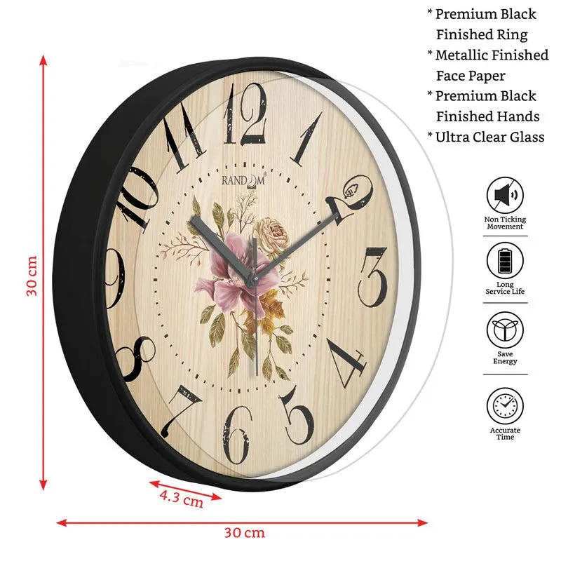 Gean Floral Wall Clock media 4