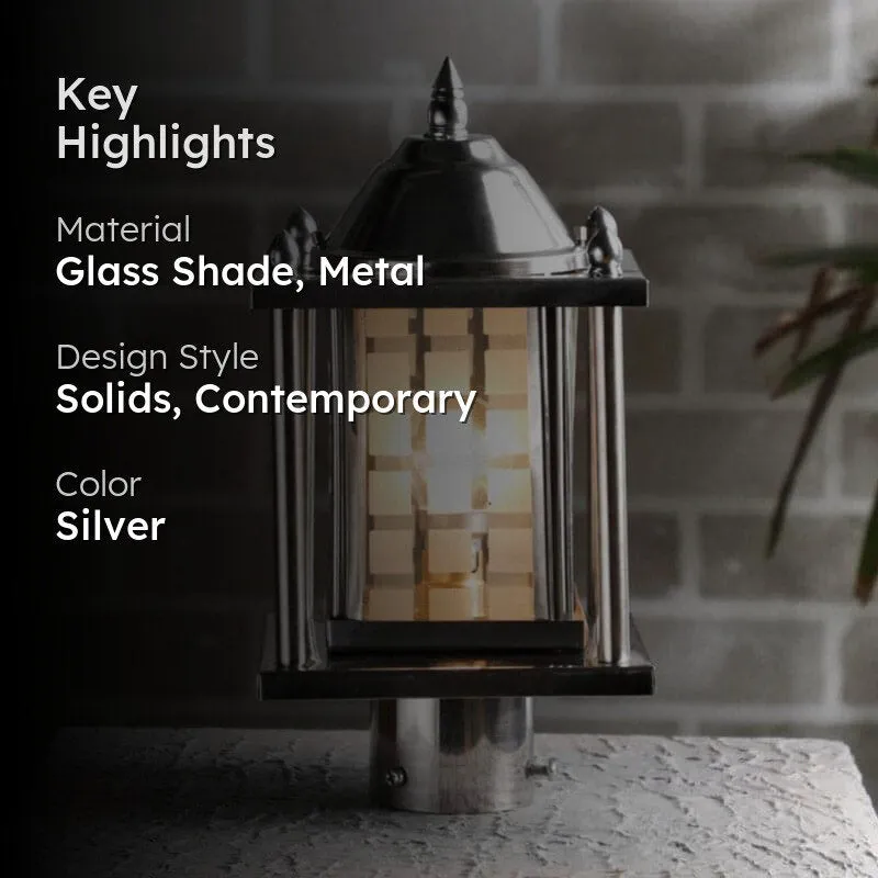 Cyra Gate Metal Outdoor Lamp - 2