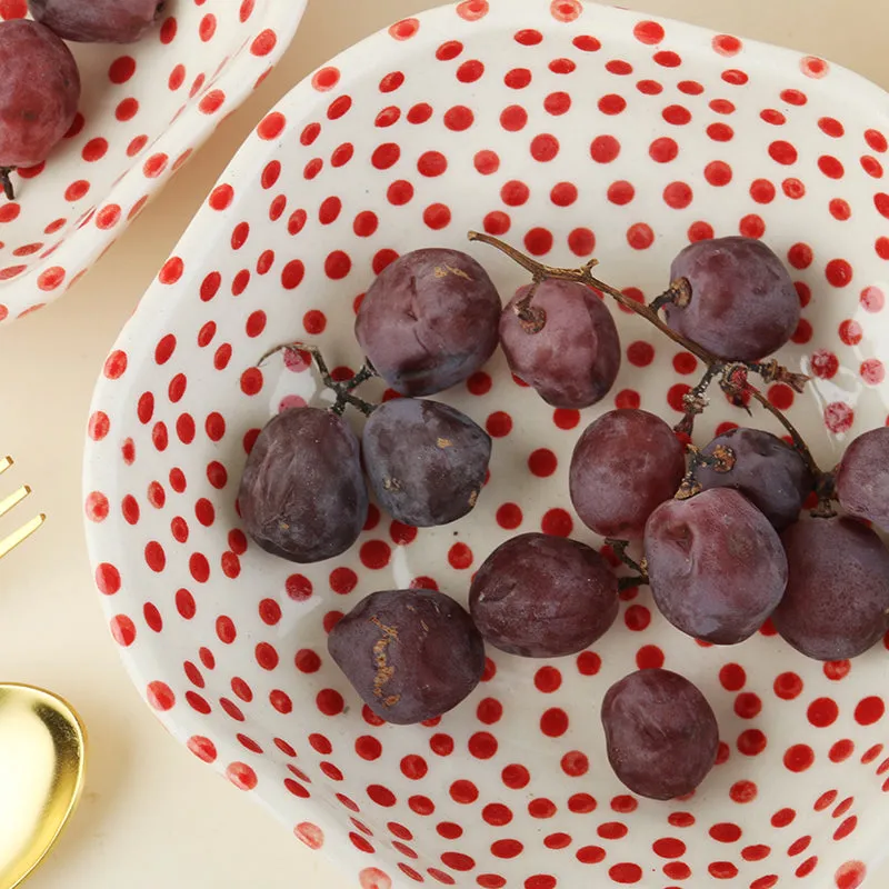 Otello Ceramic Snack Bowl (Red) - 350 mL media 5