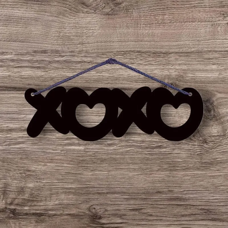 XOXO Typography Mild Steel Wall Accent media 1