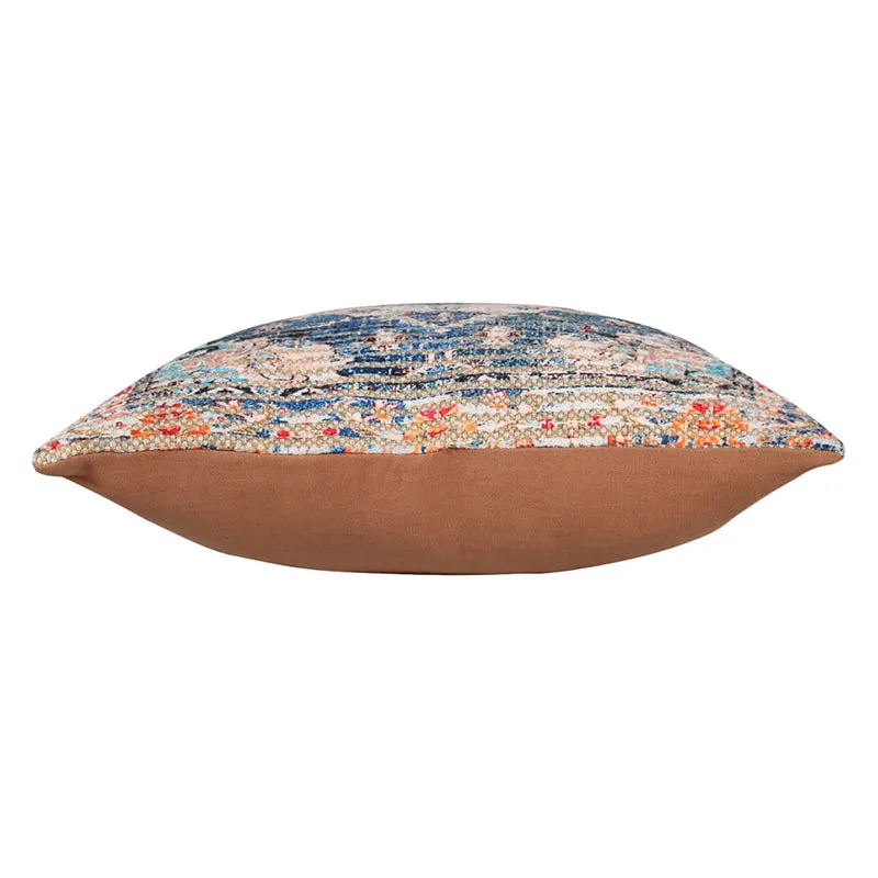 India Circus Bloomy Flora Tufted Cotton Cushion Cover - Set Of Two media 7