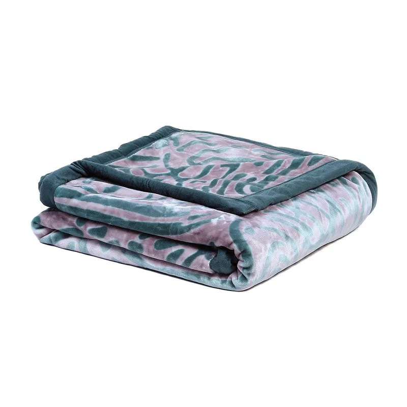 Monte Carlo Crimson Waves Blanket (Green)- 600 GSM media 6