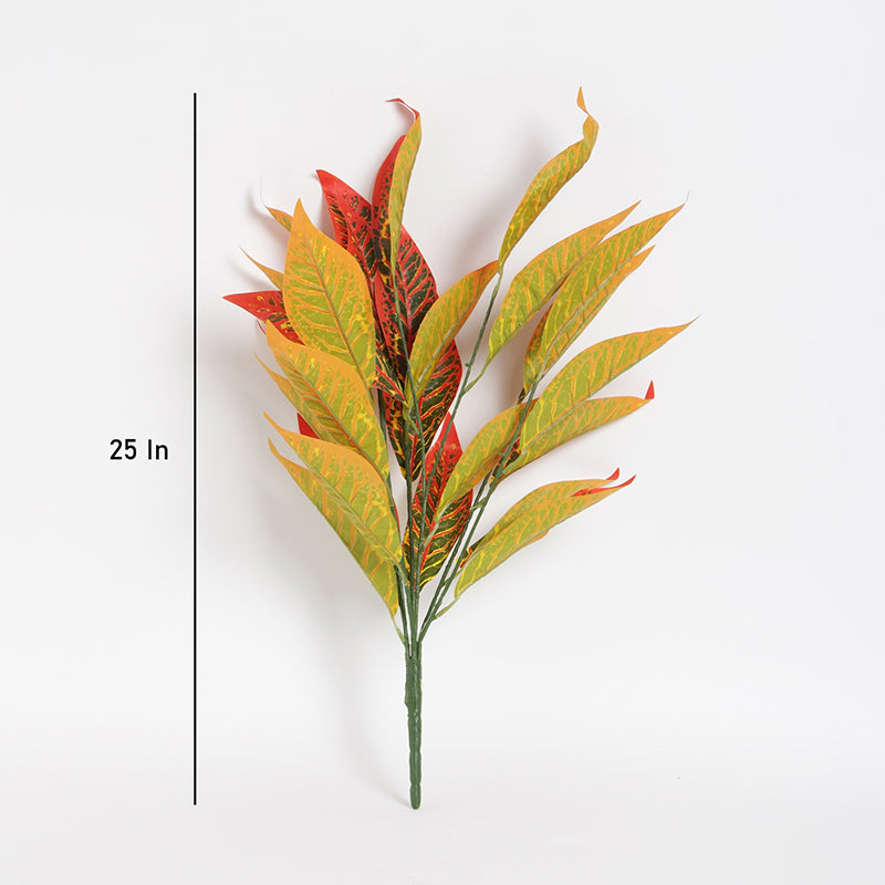 Faux Gyspy Fire Croton Plant - 2.2 Feet media 4