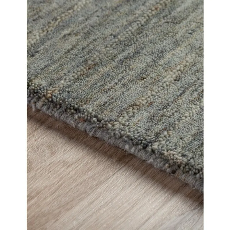 Leyla Hand Woven Wool Rug - Dark Grey media 5