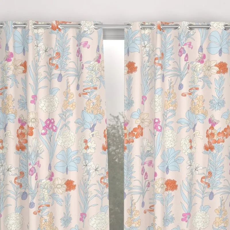 Petal Poetry Curtain Curtains - Set of Two media 4
