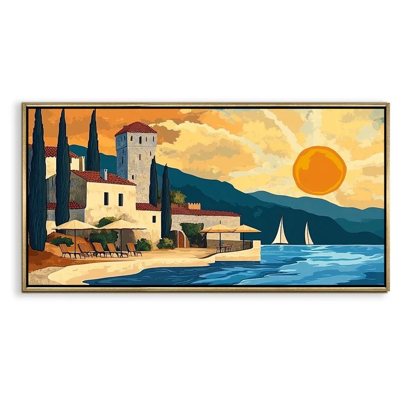 Aurelian Canvas Wall Painting With Frame media 3