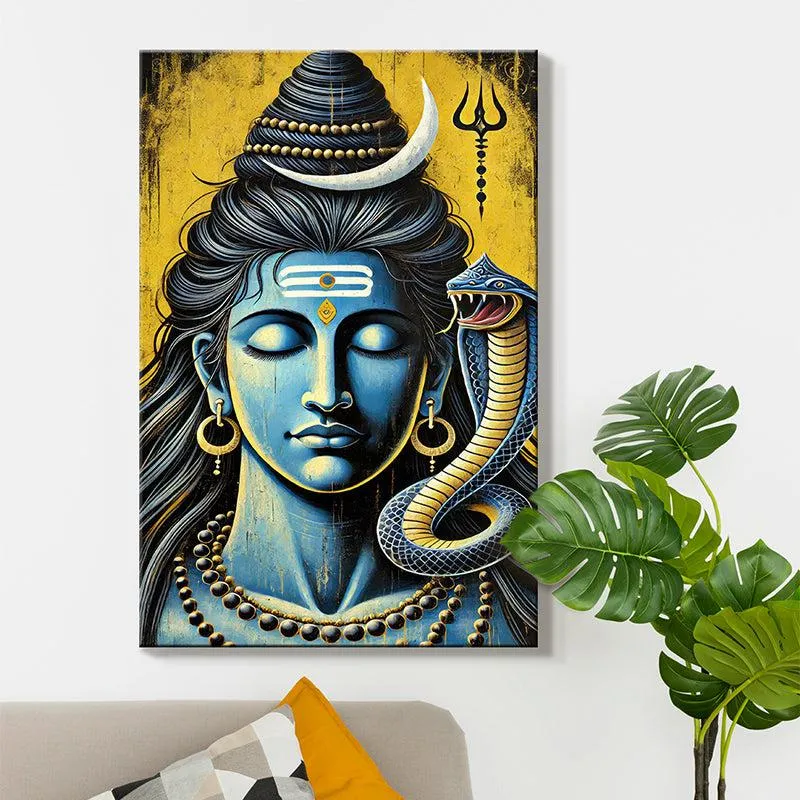 Silent Reverie Poly Canvas Wall Painting media 6