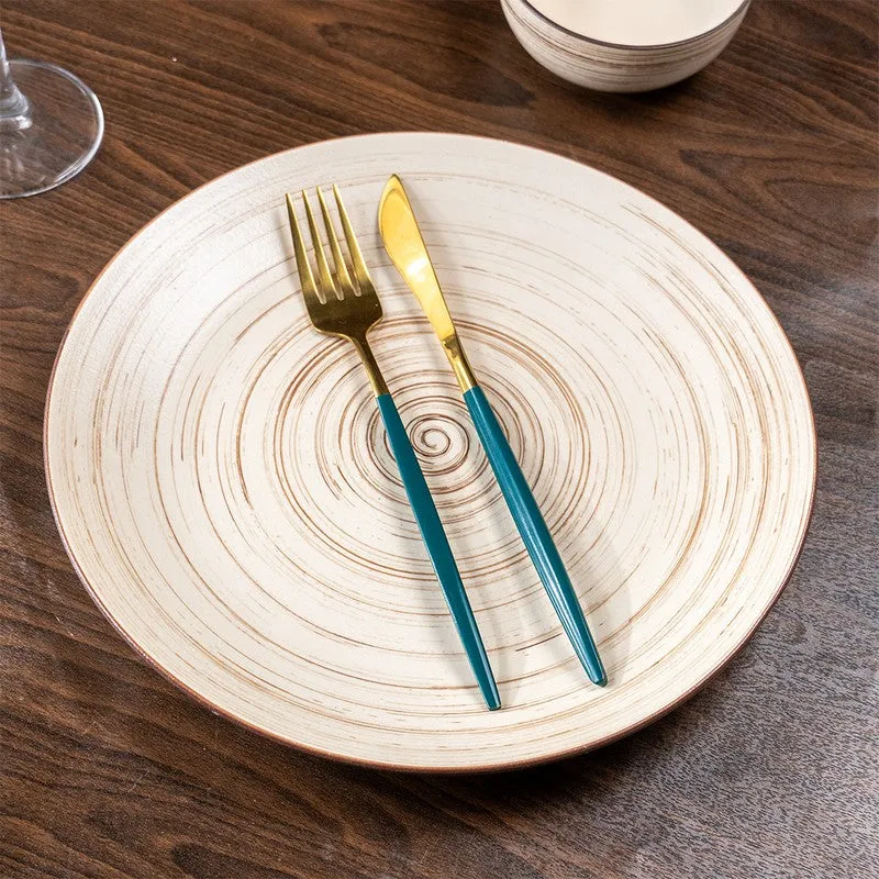 Cream Ceramic Dinner Set - 18 Piece Set media 7