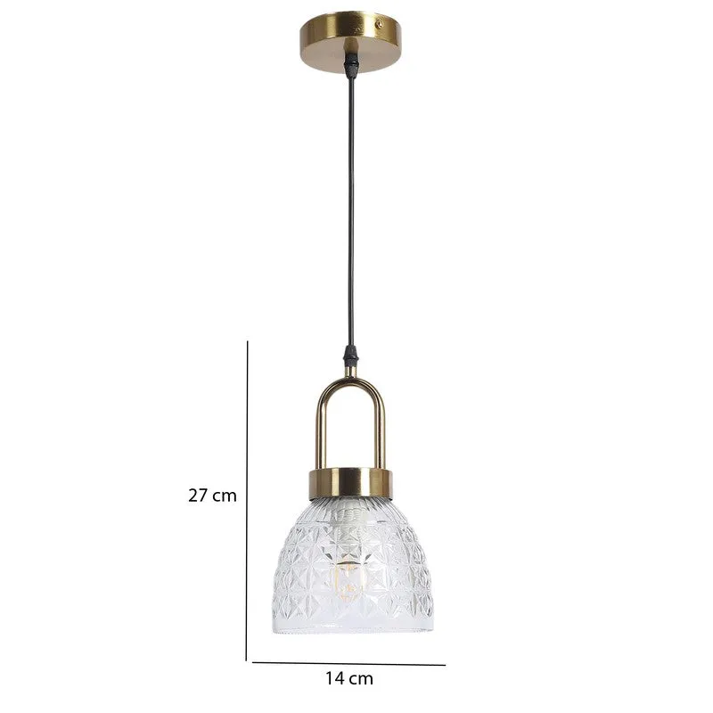 Luminex Pendant Glass Ceiling Lamp media 9