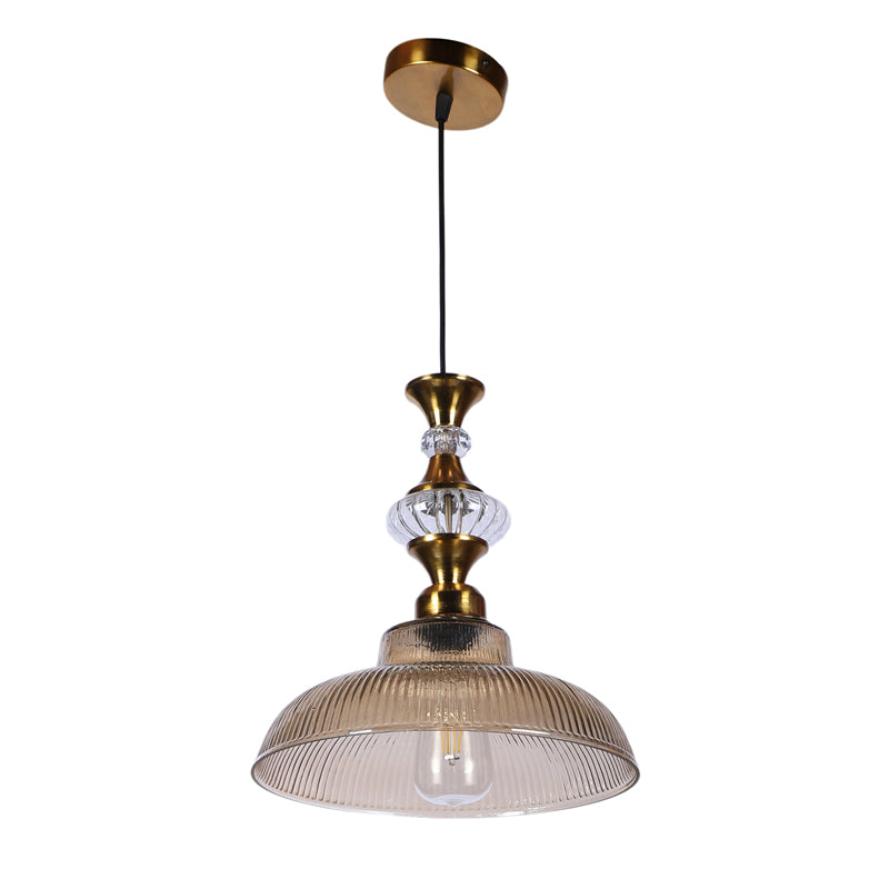 Glitta Glass & Iron Ceiling Lamp - Gold image 4