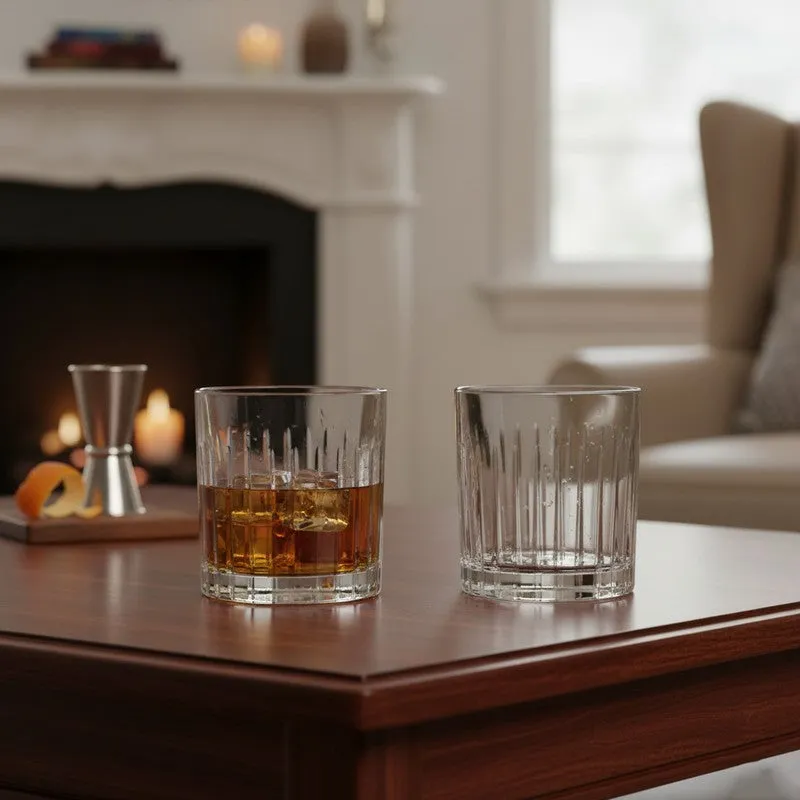 Timeless Italian Crystal Whiskey Glasses (360 mL Each) - Set Of Two media 1