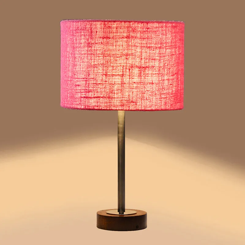Sienna I Rodin Wooden Table Lamp - Pink,Silver,Brown media 6