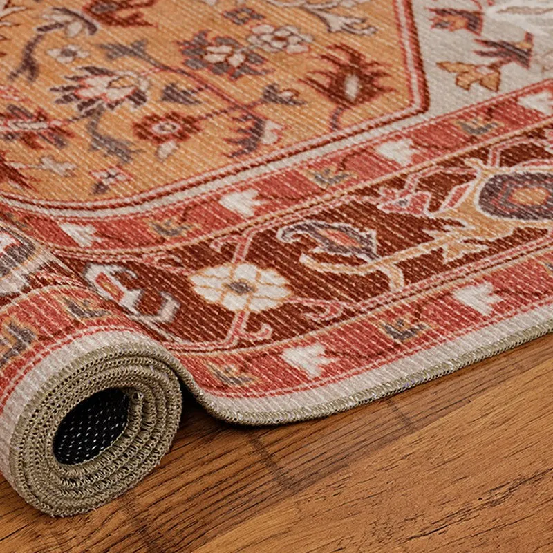 Clayra Heritage Non Anti Skid Carpet - Rust media 7